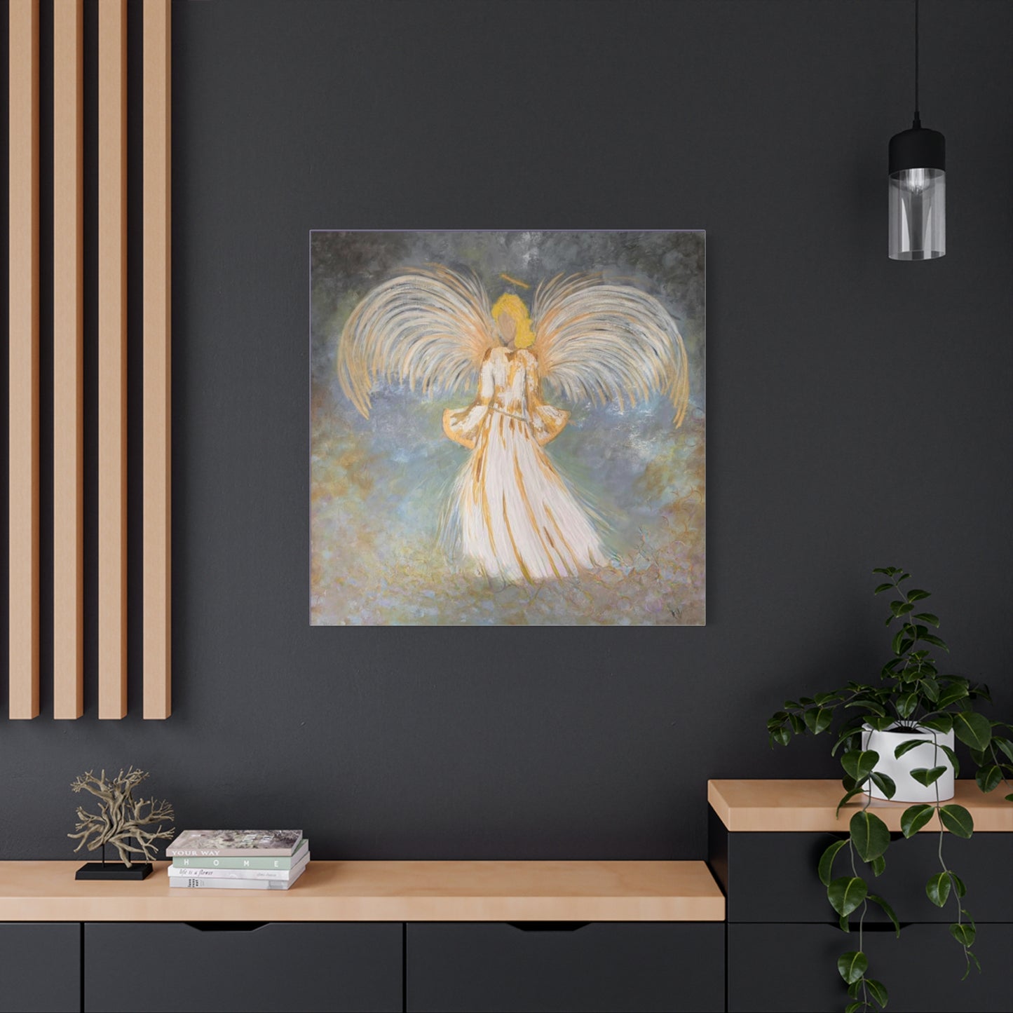 Angel of Remembrance  -  Memorial Angel Art Print